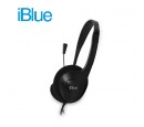 AUDIFONO C/MICROF. IBLUE HS-2001BK 3.5MM BLACK (PN HS-2001BK)